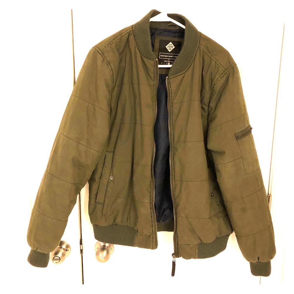 Olive Green “Bomber Jacket” by Nineteen Ninety One